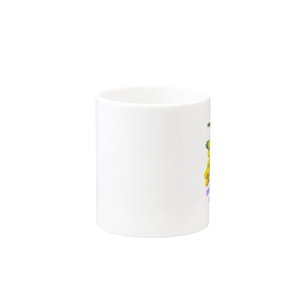 マロマロのMimosa Mug :other side of the handle