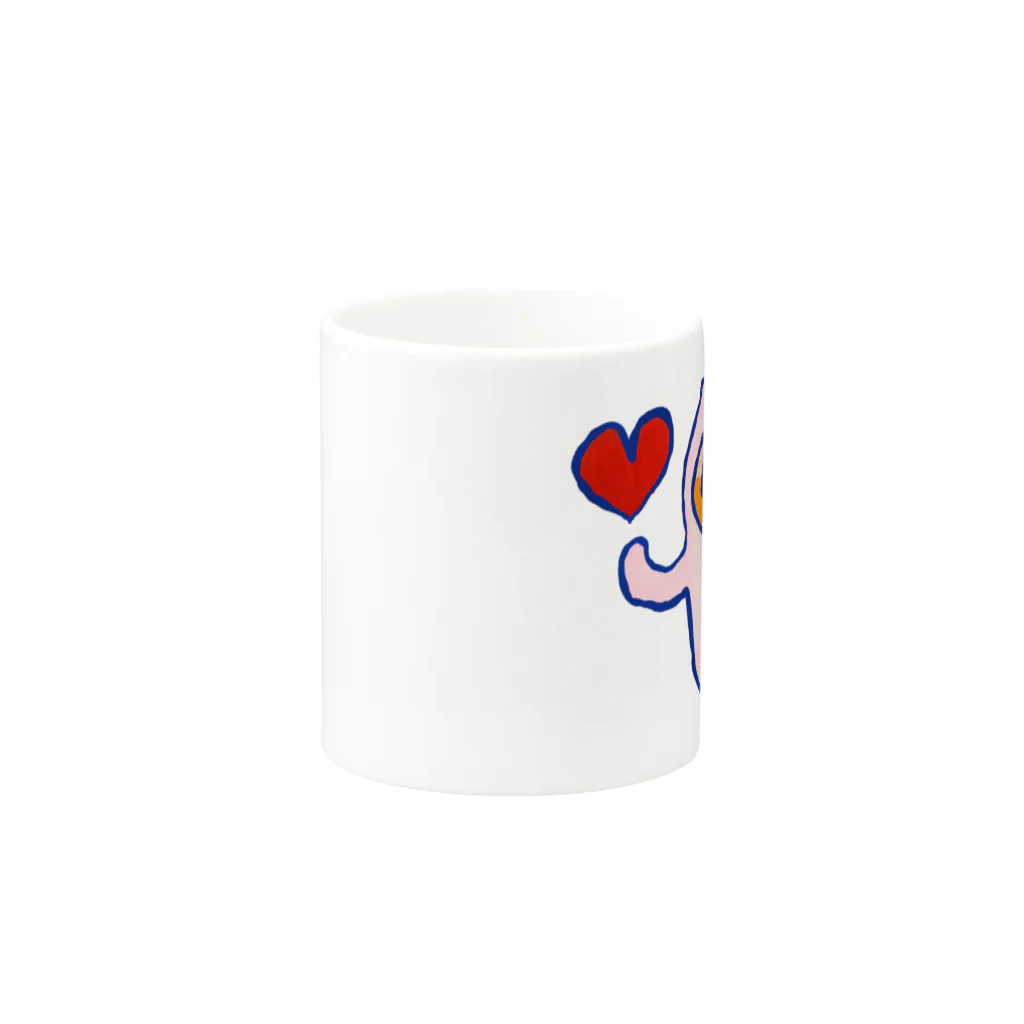 Aimatsu Junko.(まじゅ)のまじゅSUZURIオリジナル Mug :other side of the handle