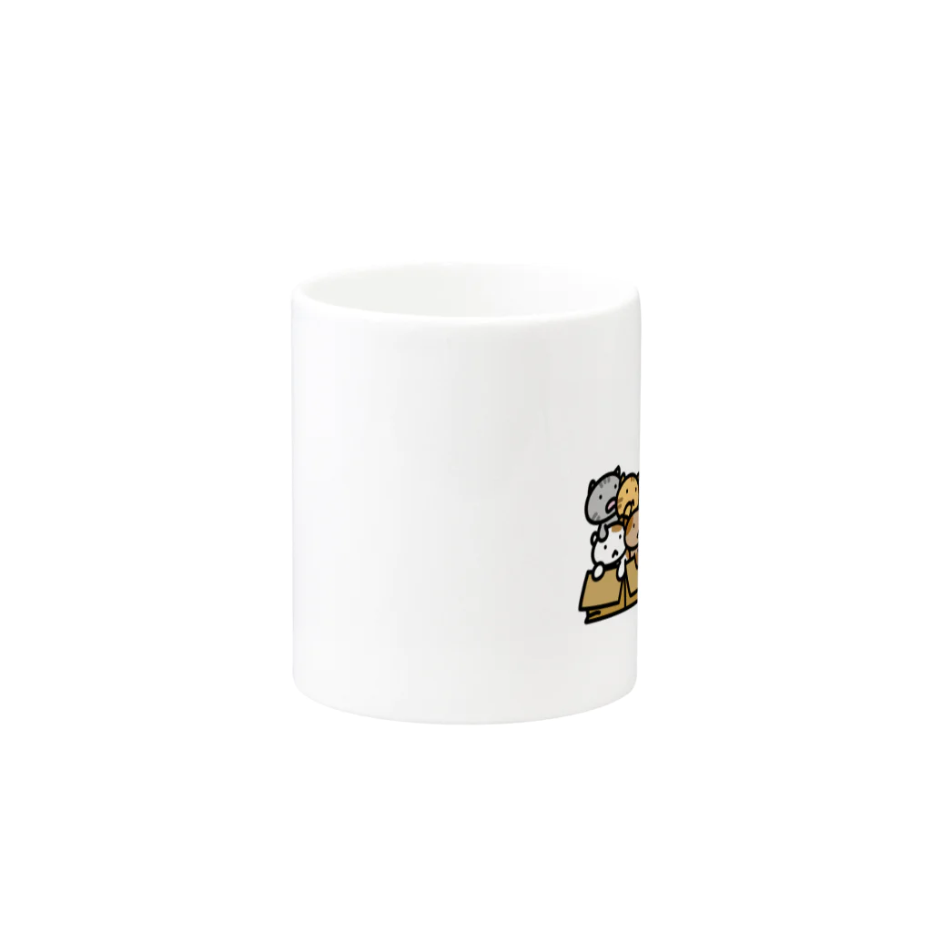 はりうーのMr.AWKWARD with Kitty Mug :other side of the handle