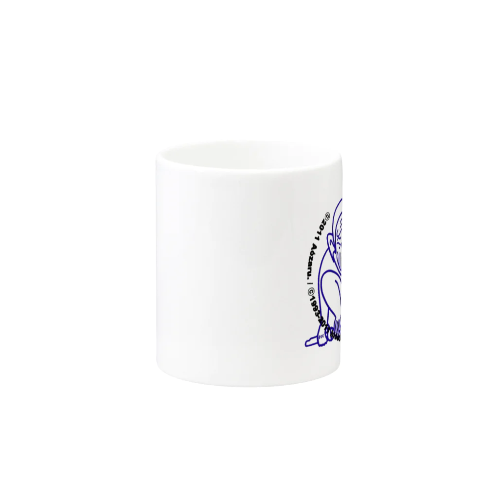 Schnaの青猿 Mug :other side of the handle