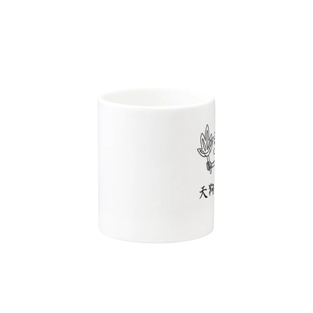 oekaki/ROUTE ONEの天狗　ROUTE ONE Mug :other side of the handle