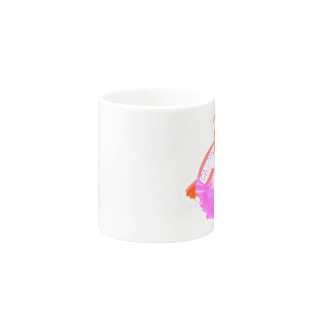 はぐれ魔女のおかしな工房のねむいこ「きょうはおやすみ。」マグカップ Mug :other side of the handle