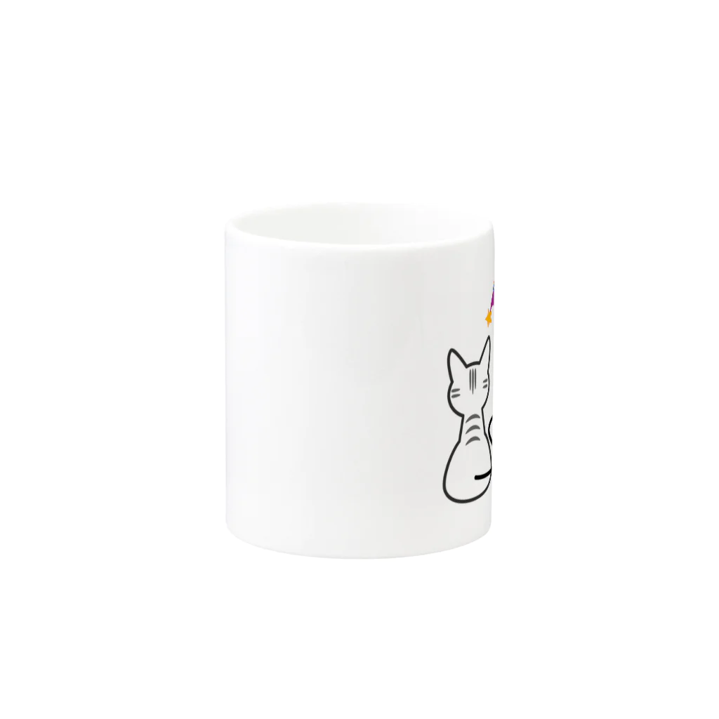 ノラ猫Designのsave the cats Mug :other side of the handle