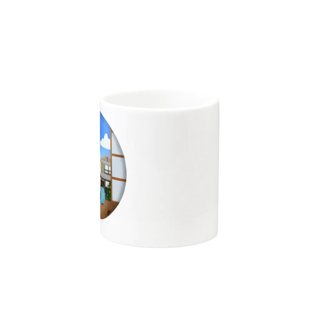 Happy Moon ArtのJapanis summer  Mug :other side of the handle