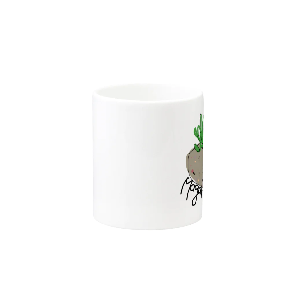 らぶかんすのマガキGuy Mug :other side of the handle