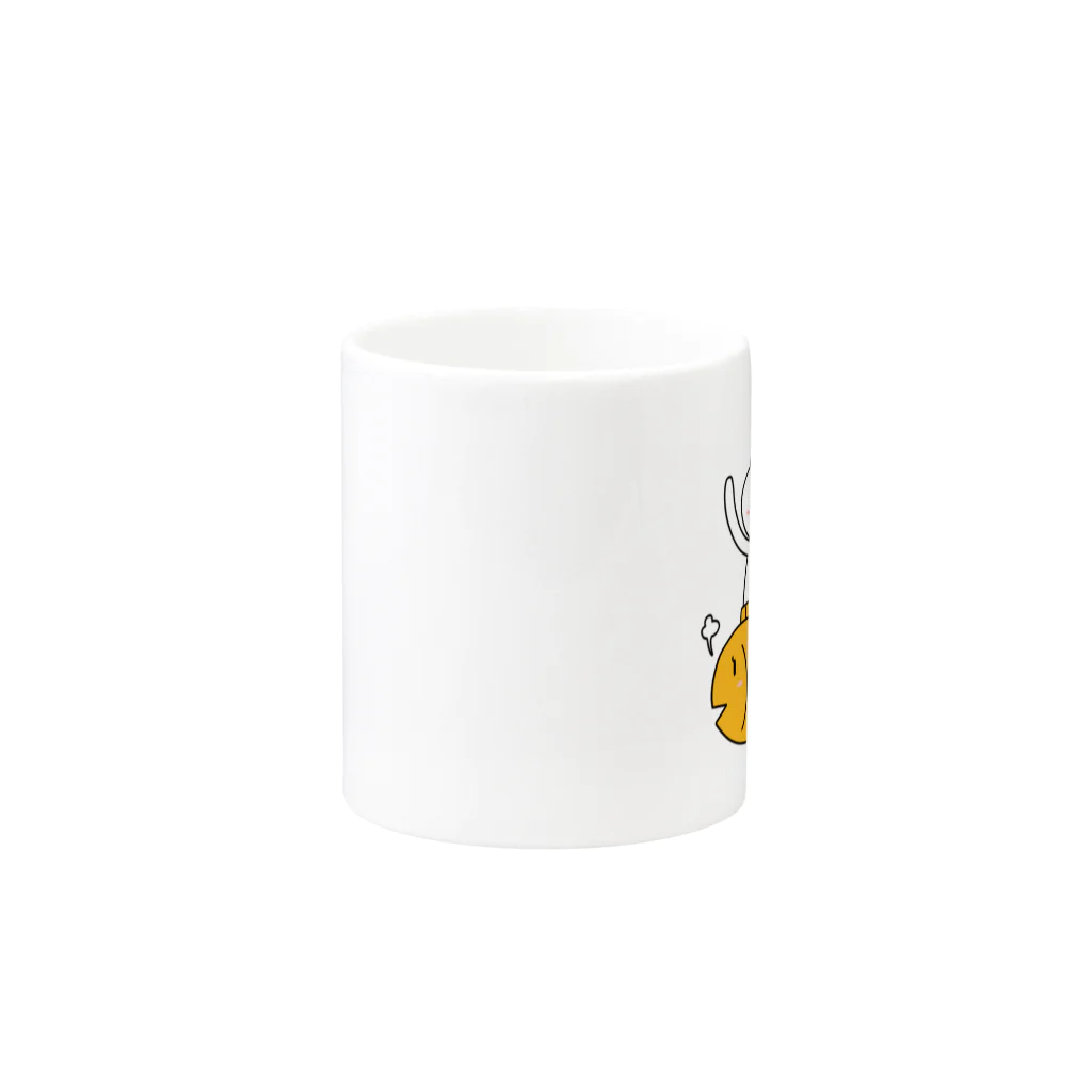 そらグリーンのお店のたいねこくん Mug :other side of the handle