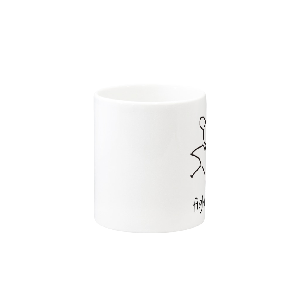 PIGの文字ありPIG Mug :other side of the handle