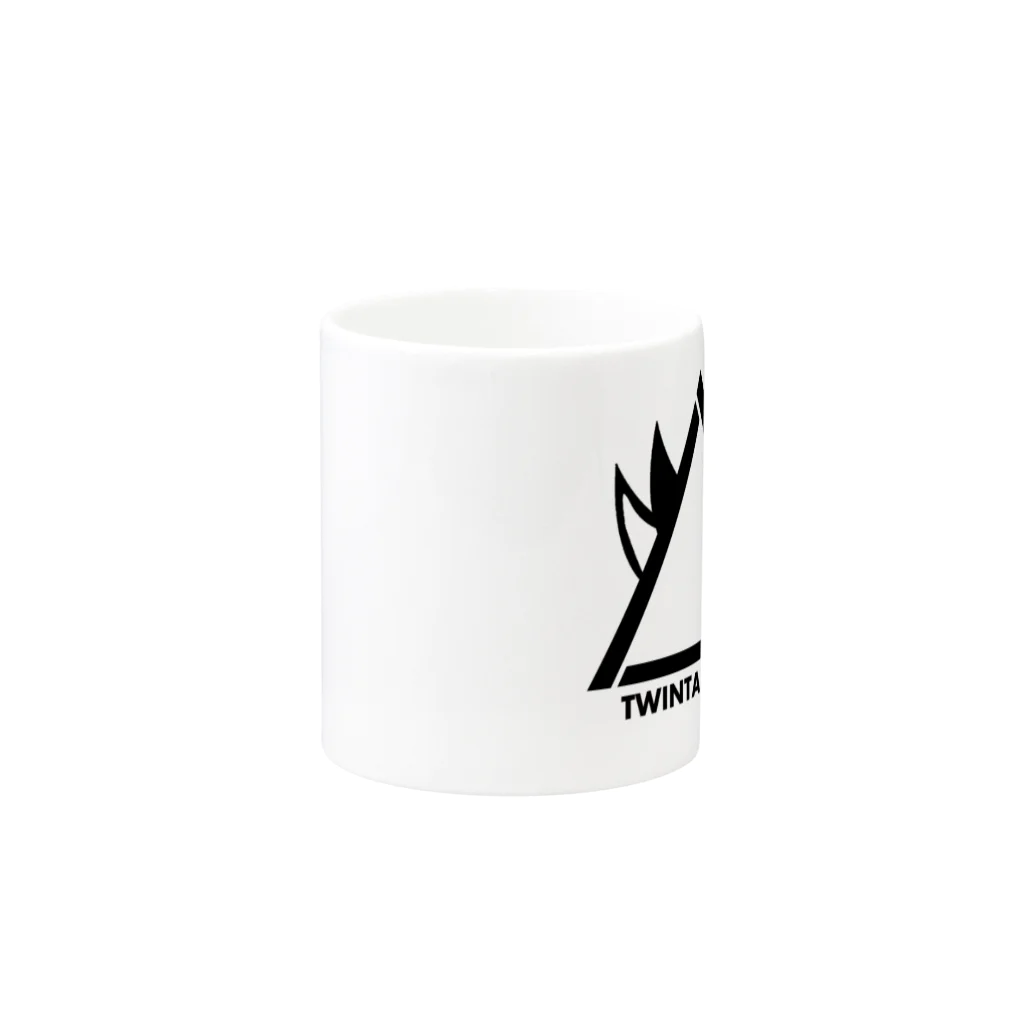 TWINTAIL ONLINE SHOPのTWINTAIL CAMP Black Mug :other side of the handle