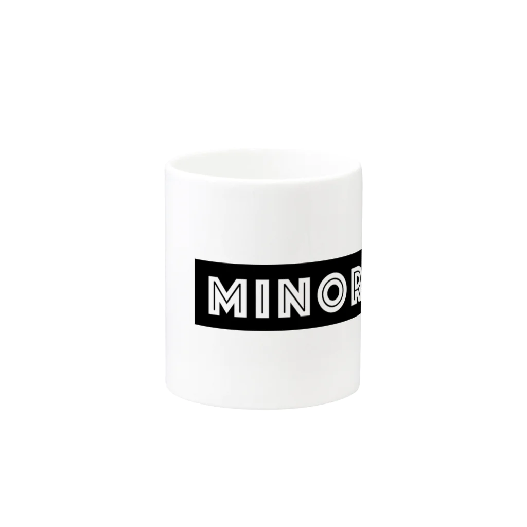mincora.のMINORITY.　- black ver. 02 - Mug :other side of the handle