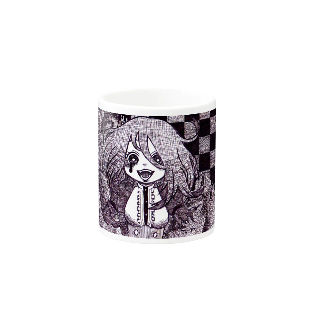 ないとめあ★ほらーはうす！の暗い絵本の少女 Mug :other side of the handle