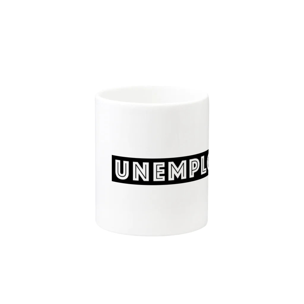 mincora.のニート UNEMPLOYED　- black ver. 02 - Mug :other side of the handle