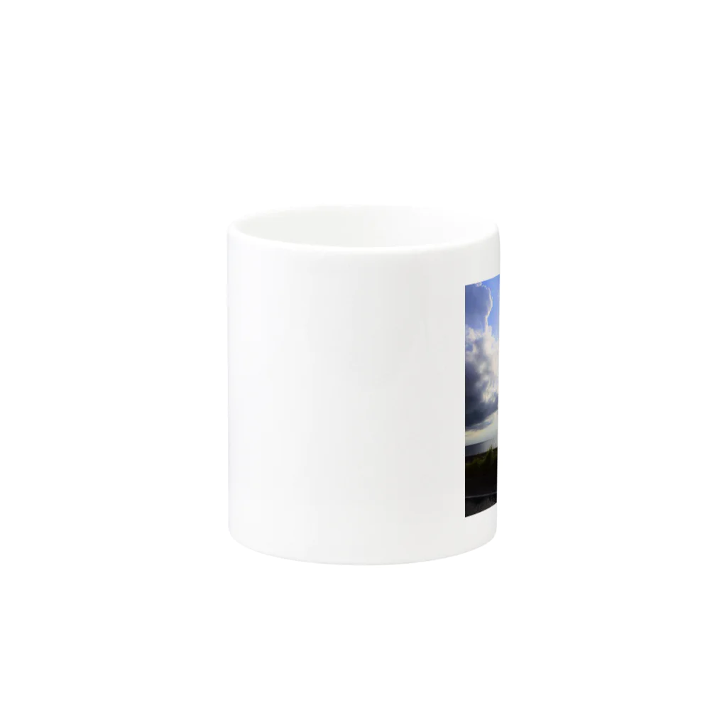 MAG3beagleの南国ocean Mug :other side of the handle