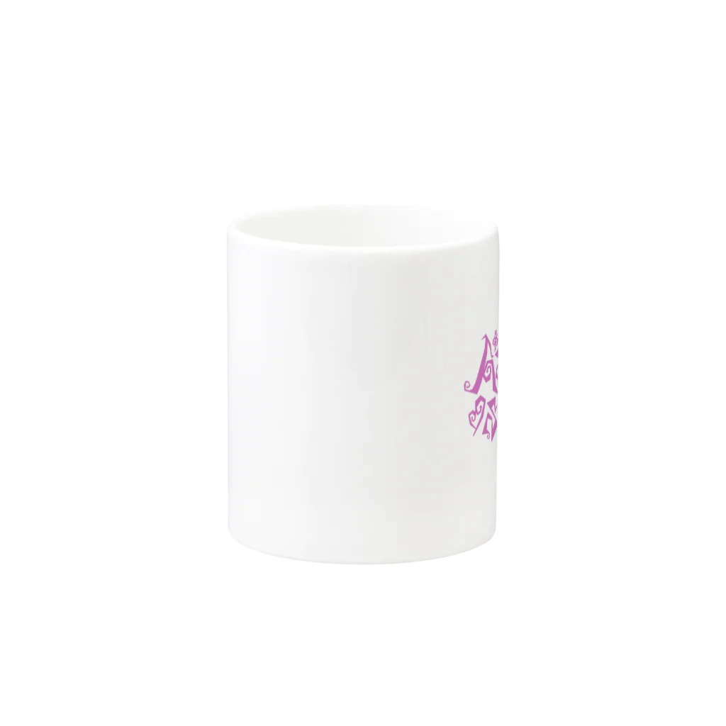 Asamiフェスグッズ WEB STOREのマグカップ2017紫 Mug :other side of the handle