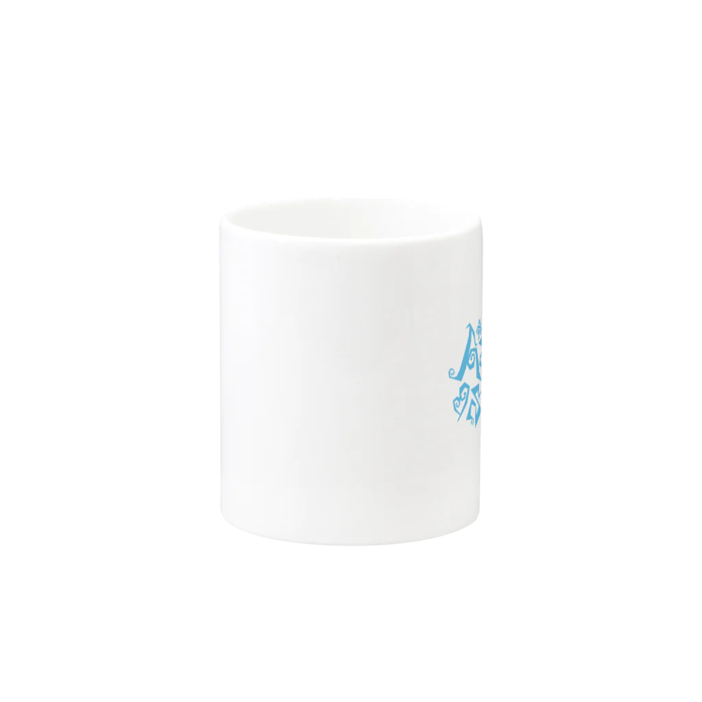 Asamiフェスグッズ WEB STOREのマグカップ2017水色 Mug :other side of the handle