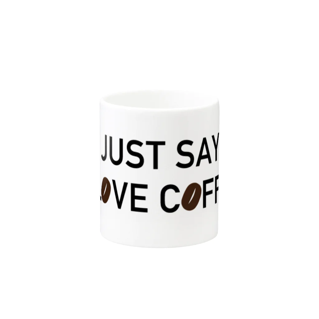 ただ、コーヒーが好きなだけの人です。のただ、コーヒーが好きなだけの人 マグカップの取っ手の反対面