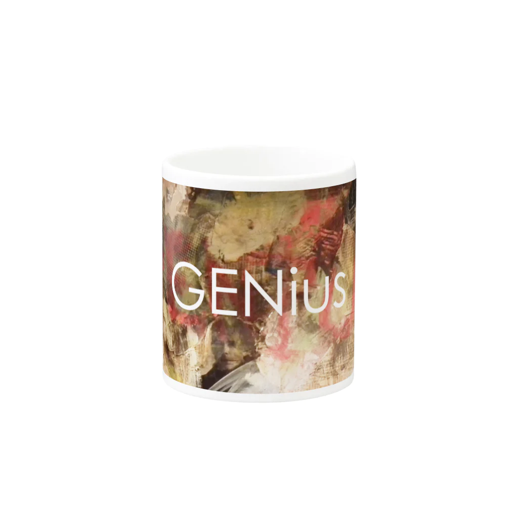 デザイナーズマグカップ ゲニウスストアの【GENius】 アートウォール Mug :other side of the handle