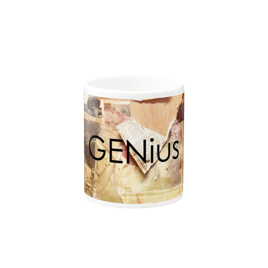 デザイナーズマグカップ ゲニウスストアの【GENius】 アートウォール マグカップ マグカップ Mug :other side of the handle