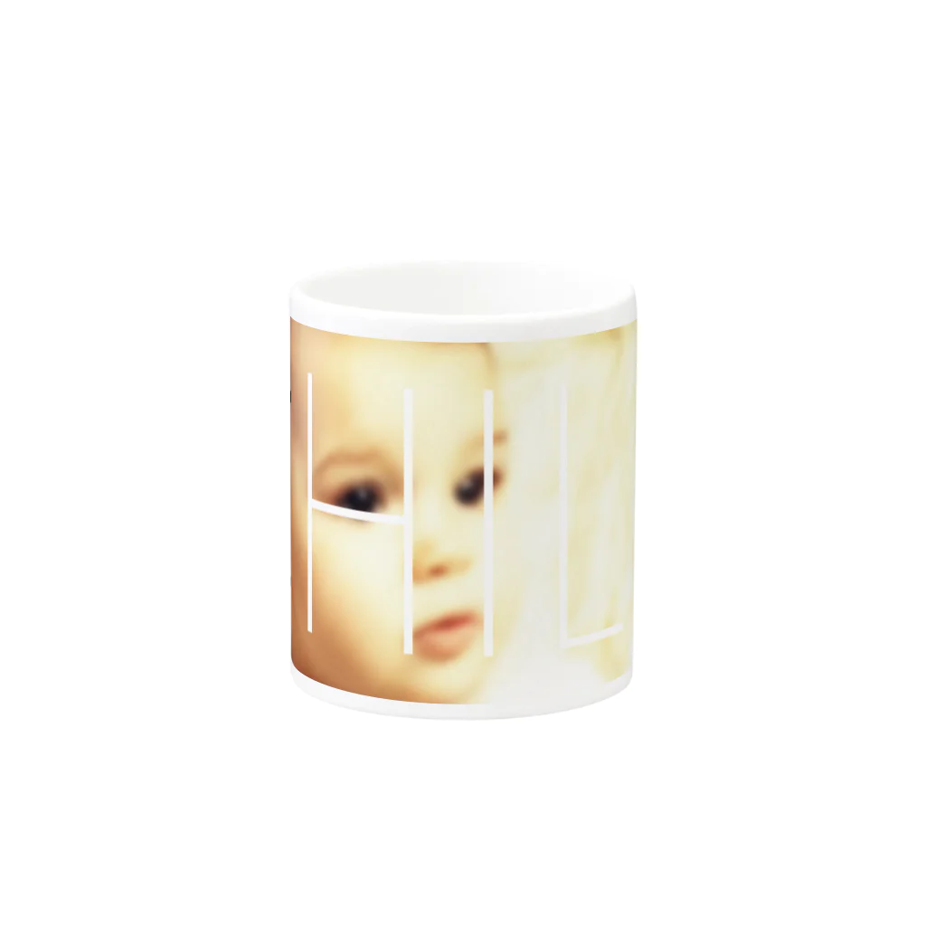 デザイナーズマグカップ ゲニウスストアの【Limited】CHILDデザイン Mug :other side of the handle