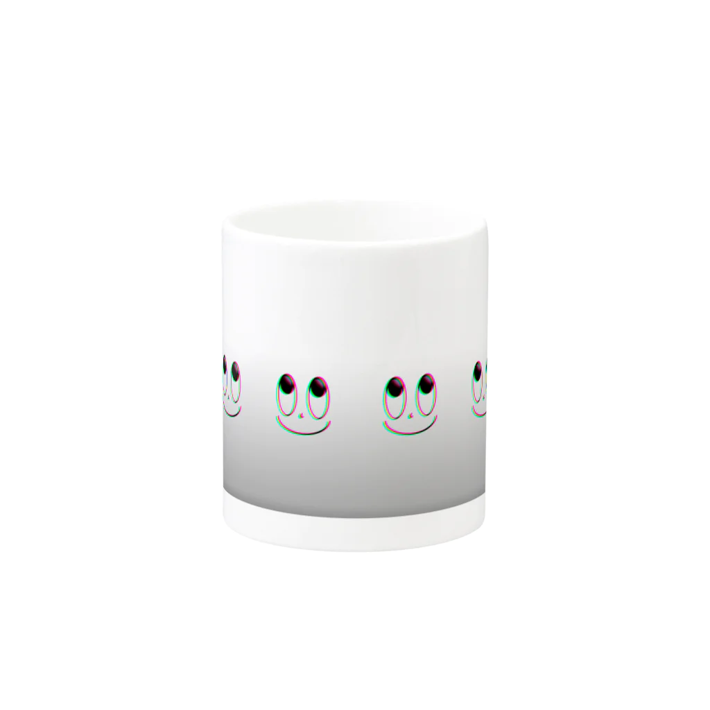 Comodoのニコニコ Mug :other side of the handle