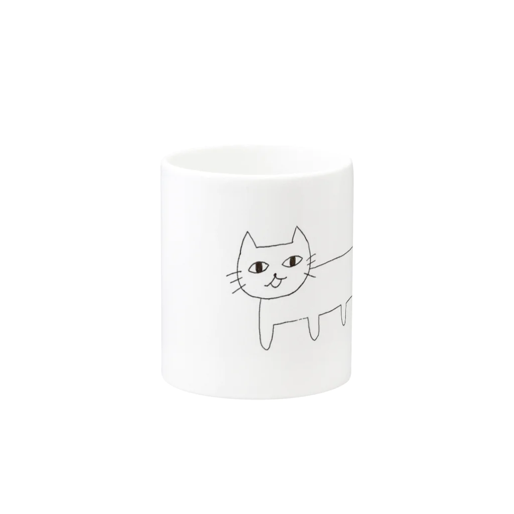 ともだちのみせのAちゃんの猫 Mug :other side of the handle