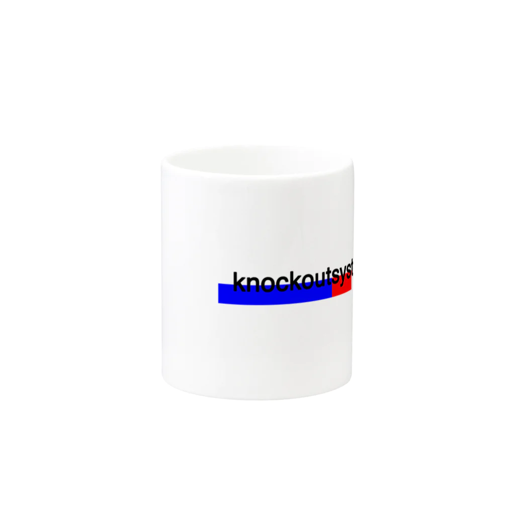 knockoutsystemのknockoutsystem inc. Mug :other side of the handle