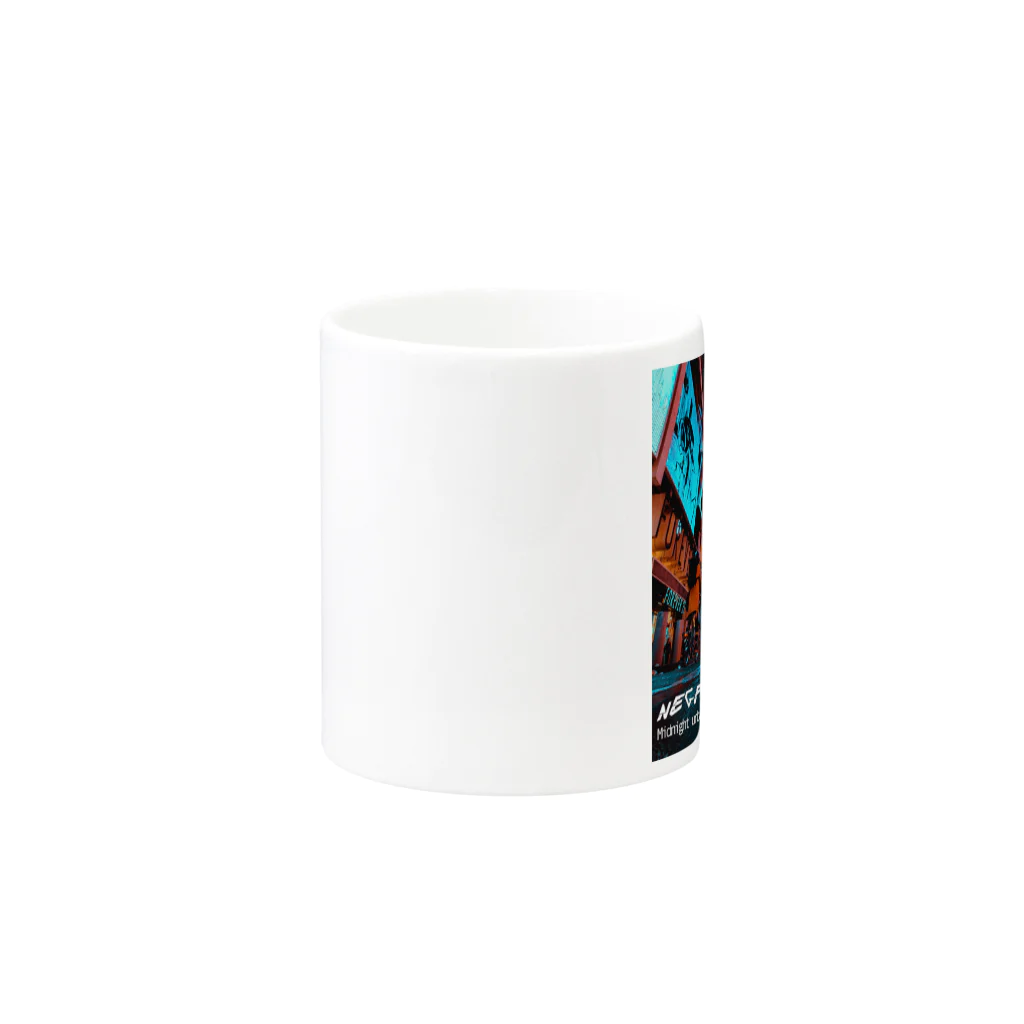 homofuturusのMidnight urban street Mug :other side of the handle