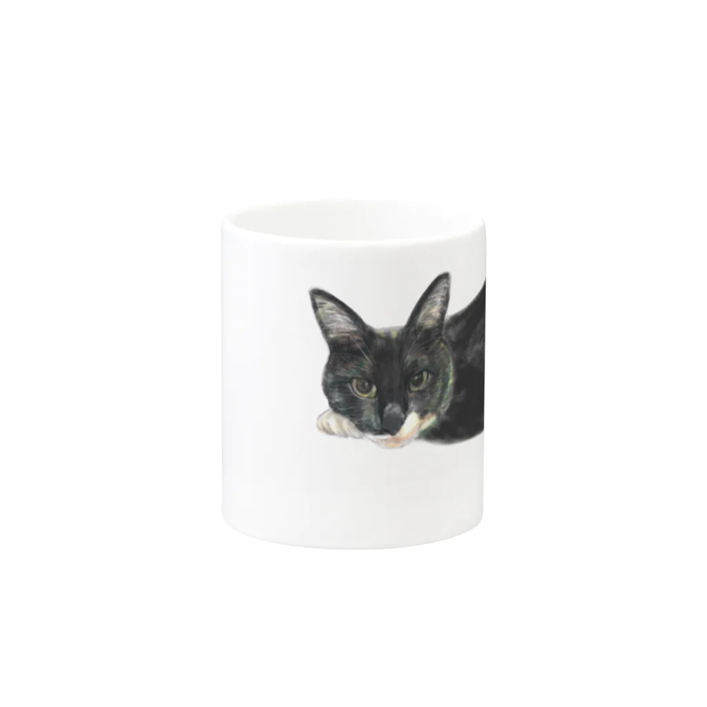 Yuki2222の猫 Mug :other side of the handle