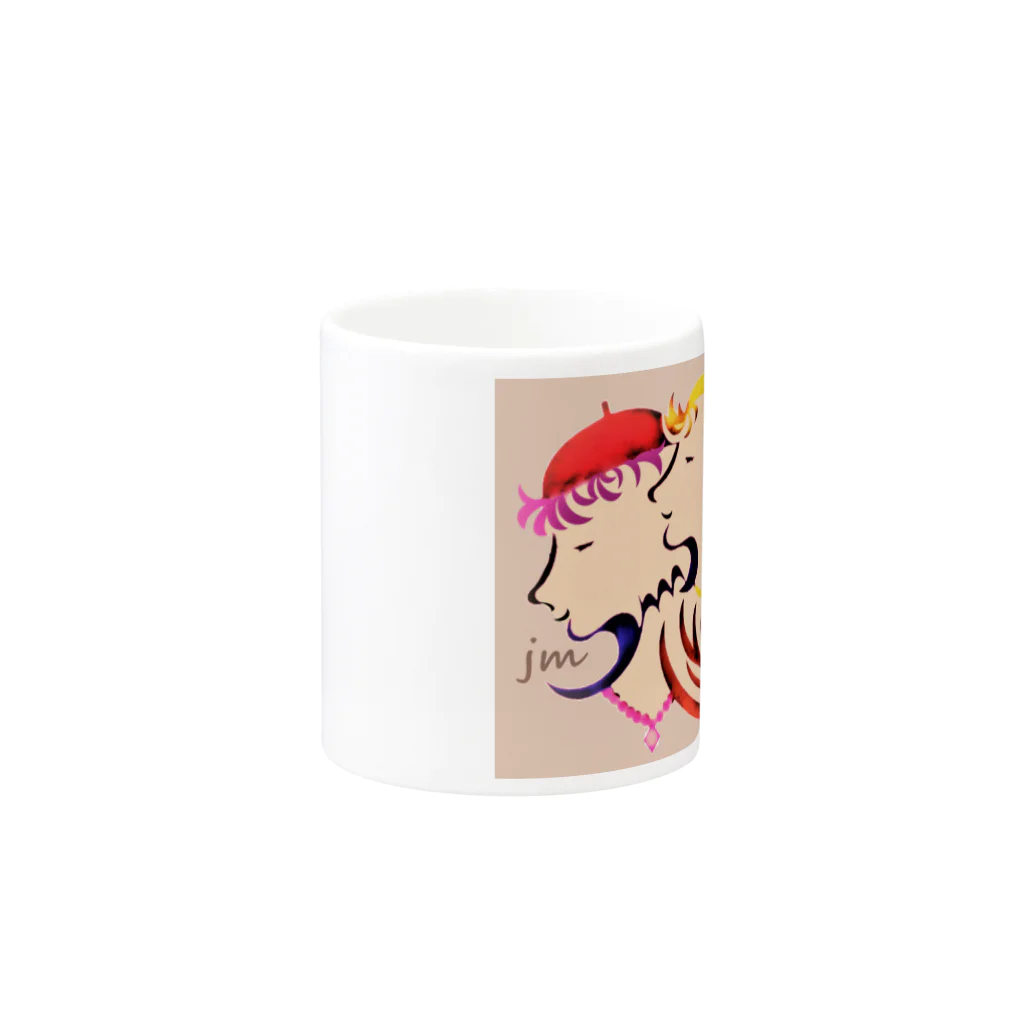 ヒーリングスマイルのsmilesmilesmile Mug :other side of the handle