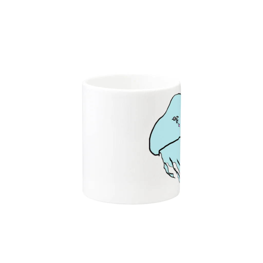 オコジョの疲労したクラゲ Mug :other side of the handle