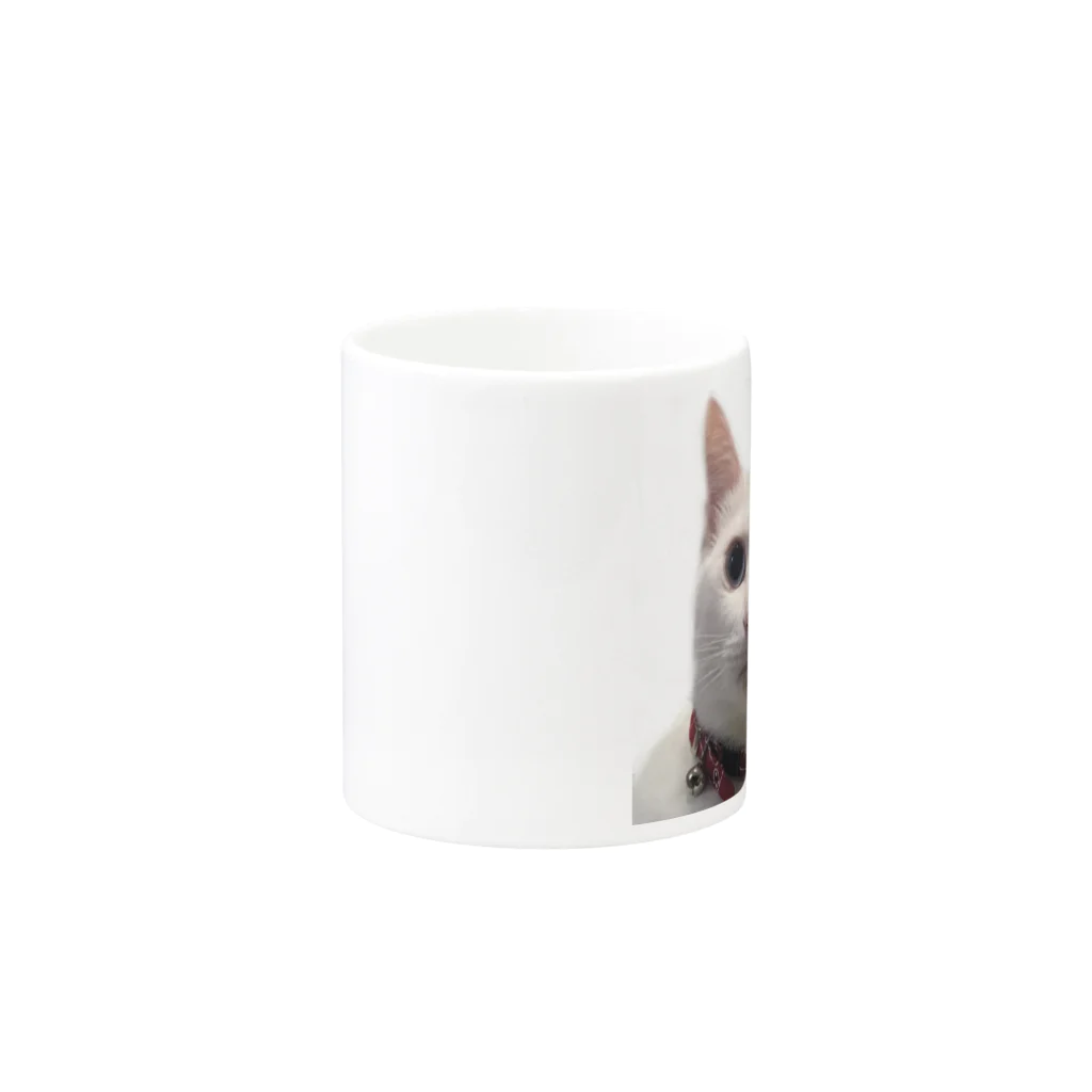 hitsmeeのしらすの真顔 Mug :other side of the handle