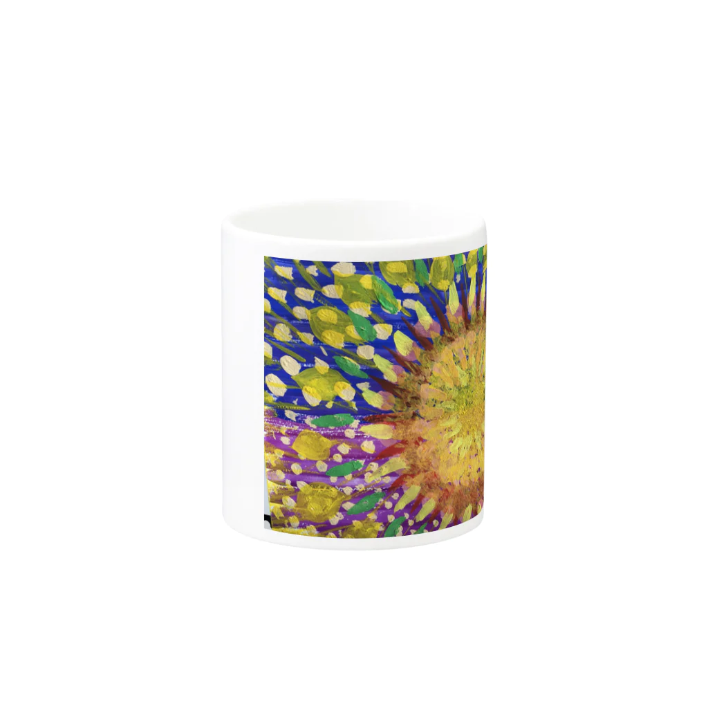 Sunny FujiyamaのAloha Big Sunflower  Mug :other side of the handle