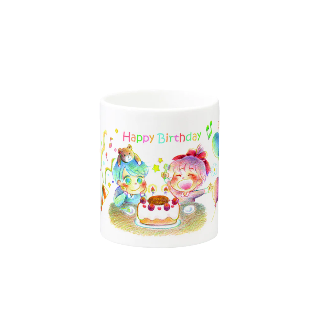 さくらのHappy Birthday!!マグ Mug :other side of the handle