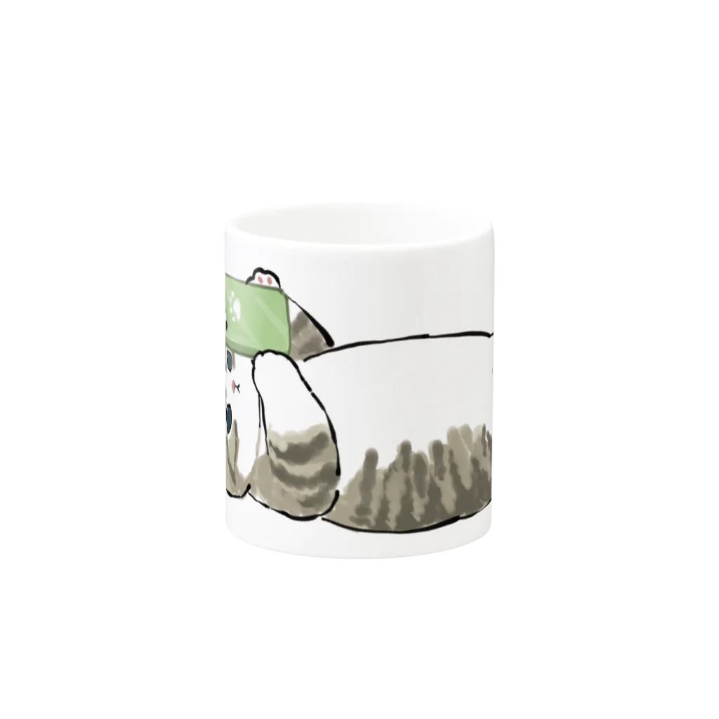 mofusandの寝落ち Mug :other side of the handle