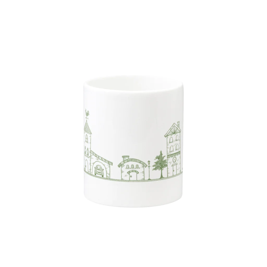 tulipのhome  town Mug :other side of the handle