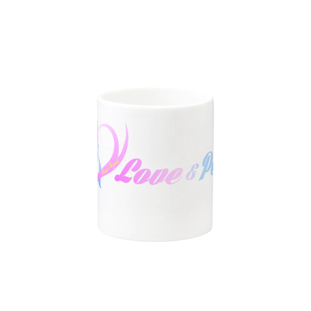 Ray's Spirit　レイズスピリットのLove & Peace Mug :other side of the handle