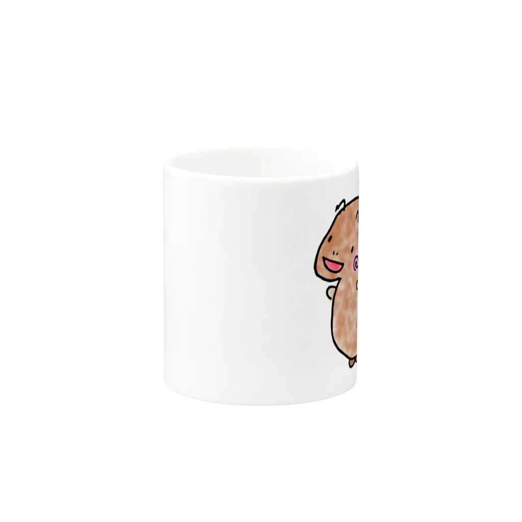 だよ〜ショップの[color]ウリボーだよ〜 Mug :other side of the handle