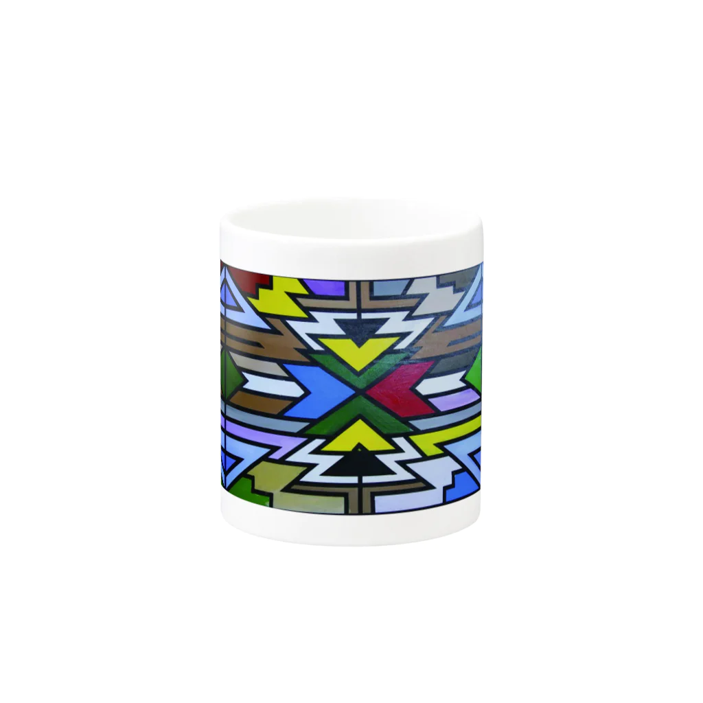 NKOSI AFRICAのNdebele  Mug :other side of the handle