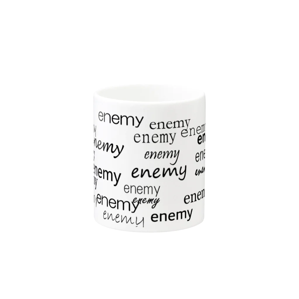 lonely,sのI am enemy. マグカップの取っ手の反対面