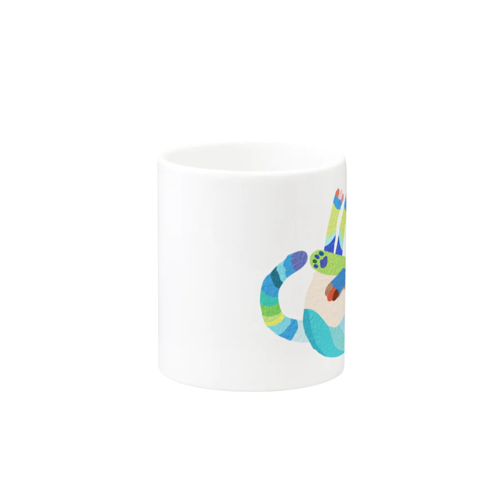 halvoiceのごろん猫 Mug :other side of the handle