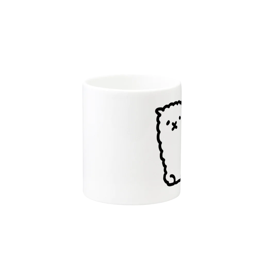フロシキのあるぱか Mug :other side of the handle