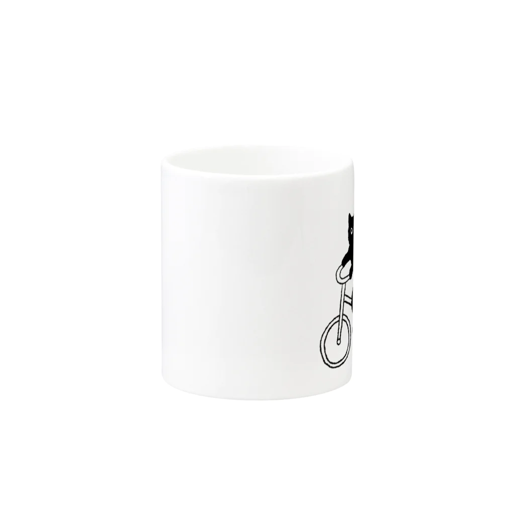 k_oの自転車に乗ったねこ Cycling cat Mug :other side of the handle