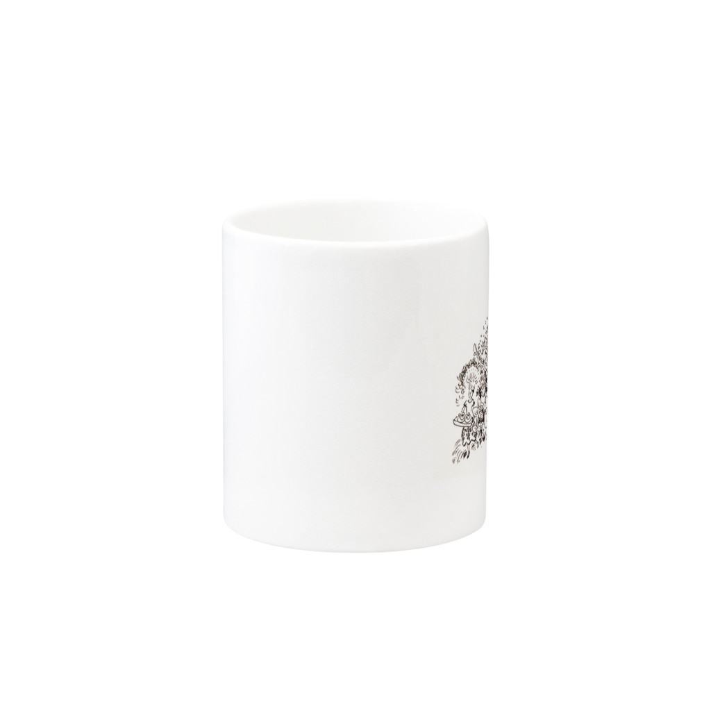 いわまともこの妖精のお茶会 Mug :other side of the handle