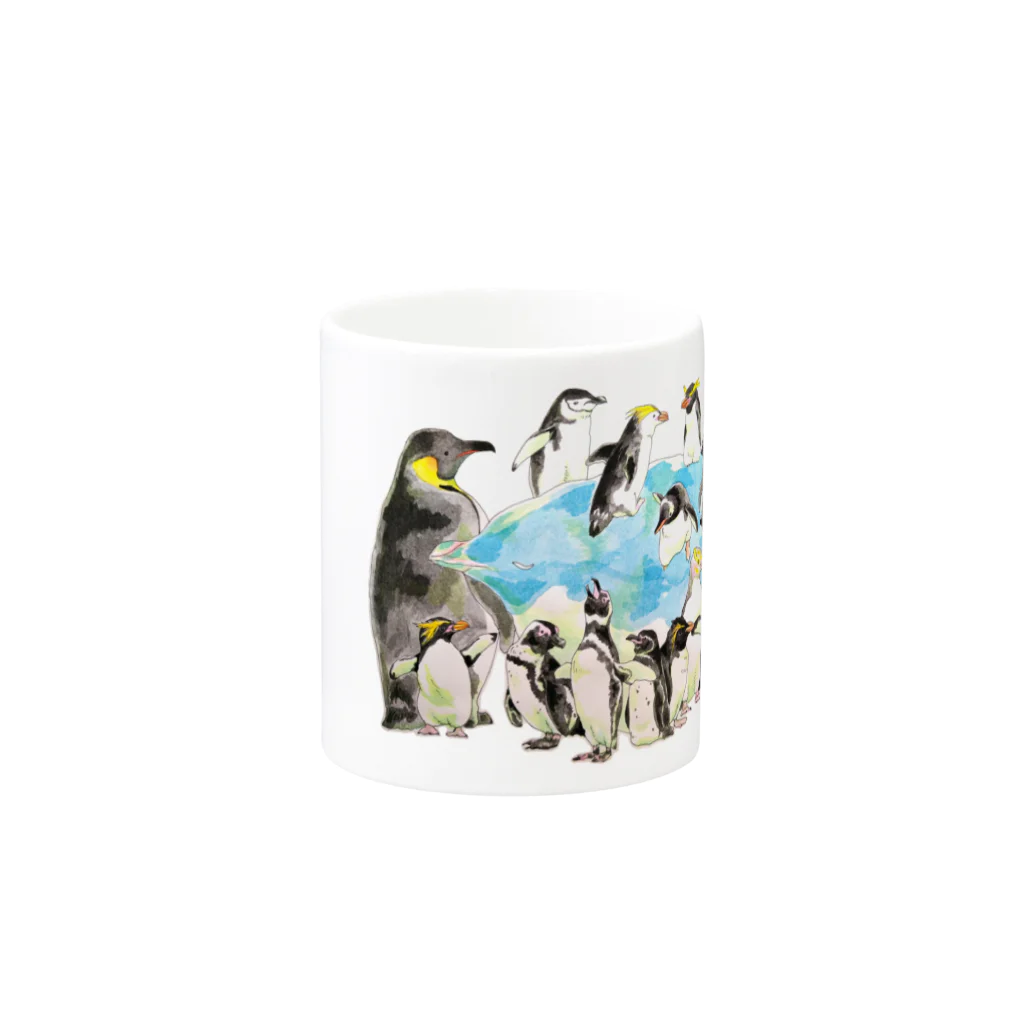 大福のペンギン18種 マグカップの取っ手の反対面