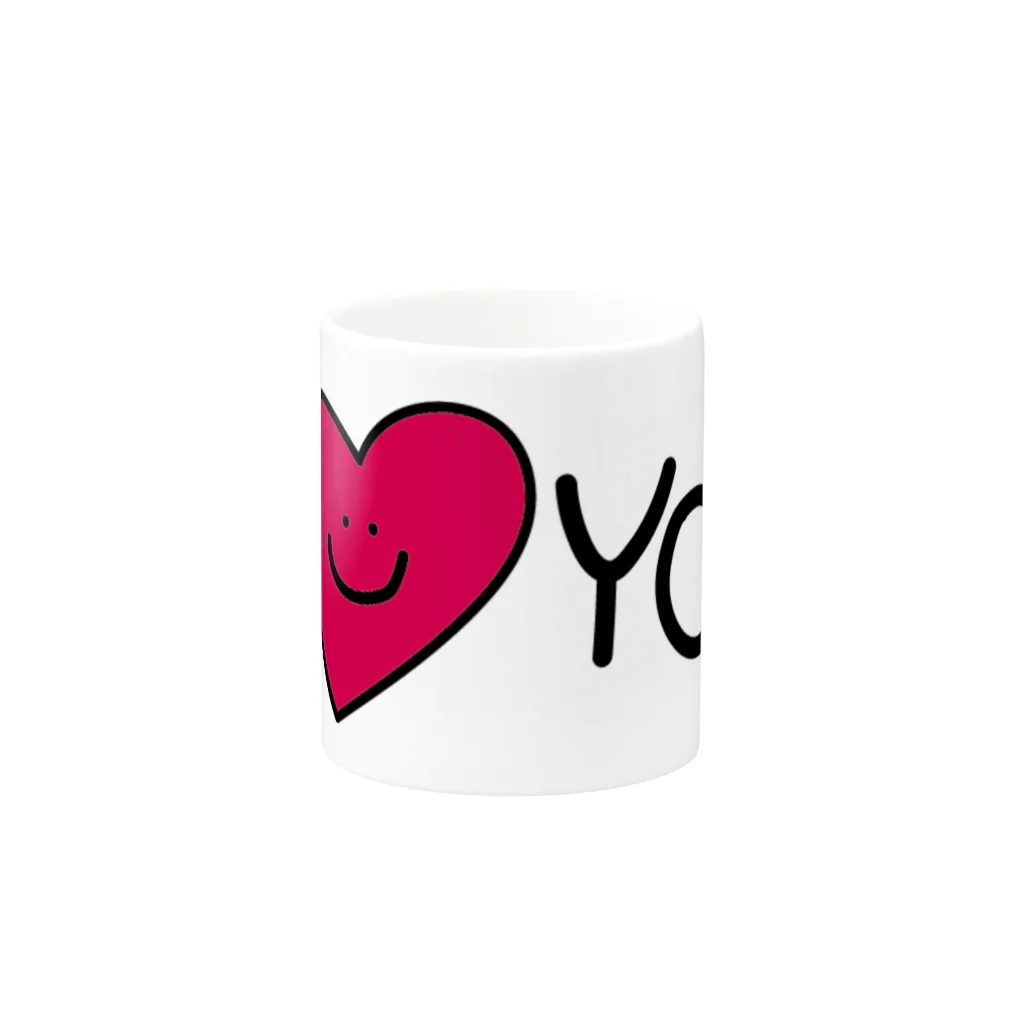 I ♡ YOUのアイラブユーくん Mug :other side of the handle