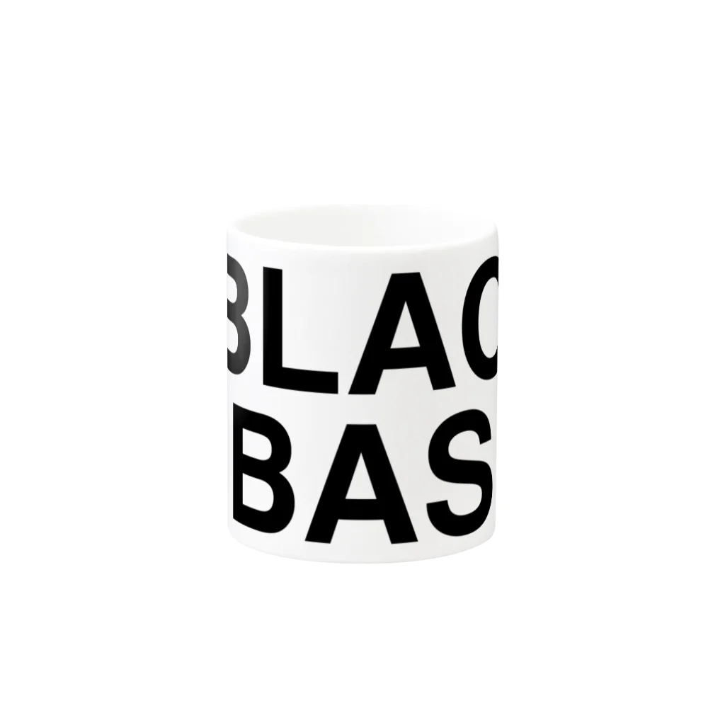 TOKYO LOGOSHOP 東京ロゴショップのBLACK BASS-ブラックバス- マグカップの取っ手の反対面