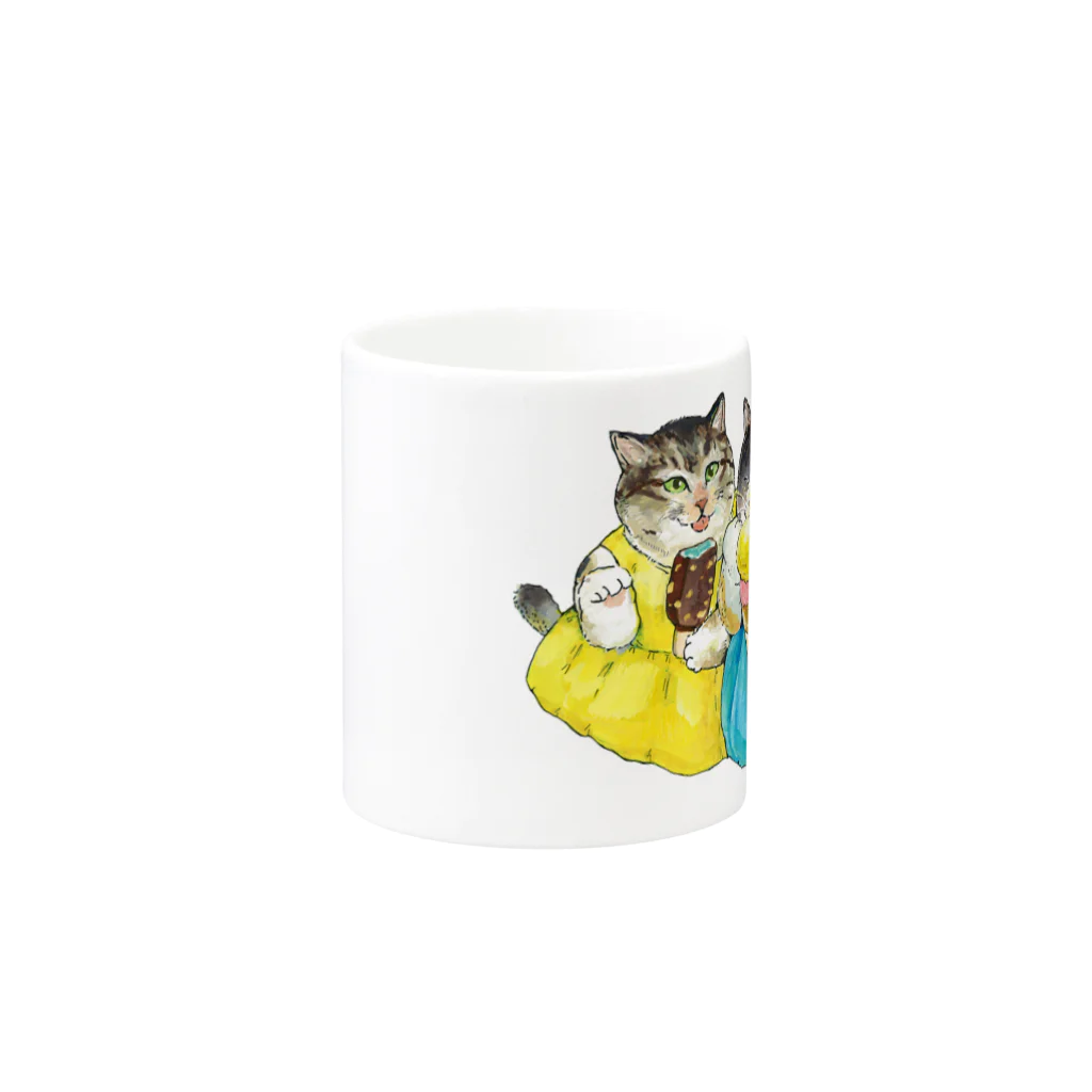 ジョニー|イラストレーターのアイスクリームレディ Mug :other side of the handle