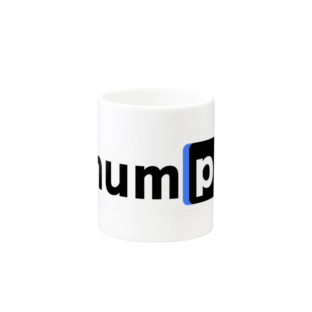 ayebee's experimental items SUZURI店のChumpro（仮） Mug :other side of the handle