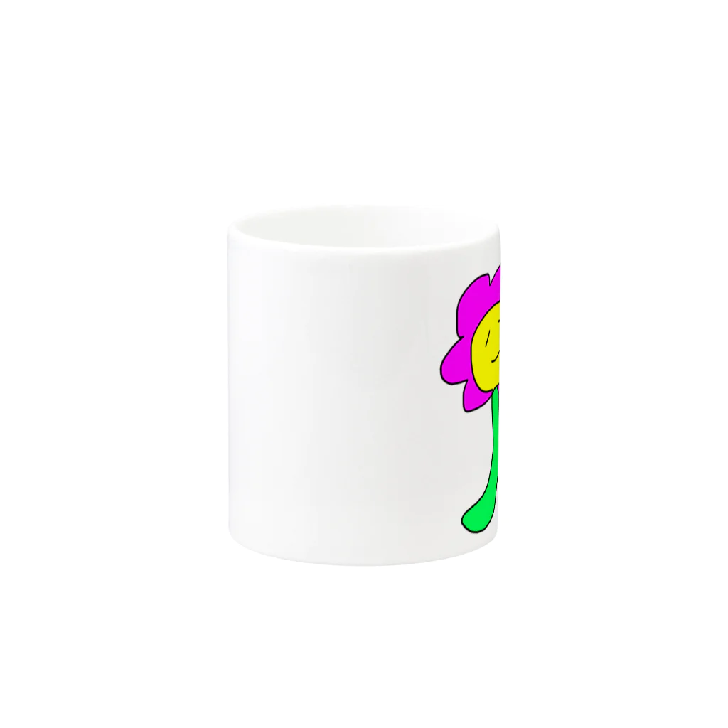 どゐのスタンドフラワー Mug :other side of the handle