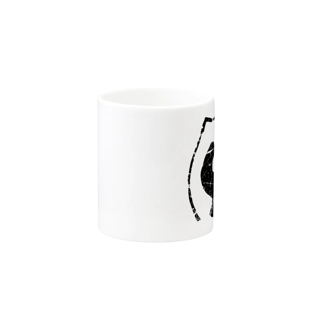 麻耶のたぬき Mug :other side of the handle