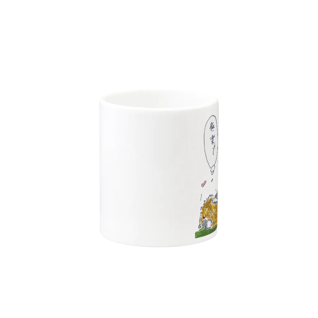 marinekko（まりねっこ）のmassanとcapybara Mug :other side of the handle